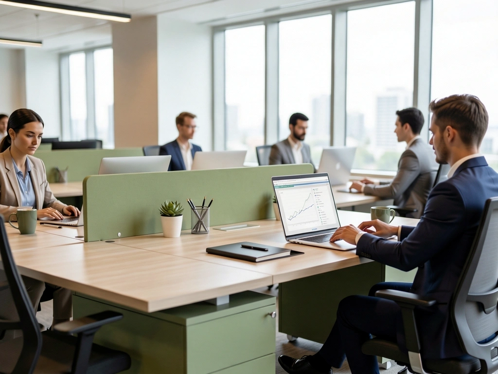 Modern professional office environment